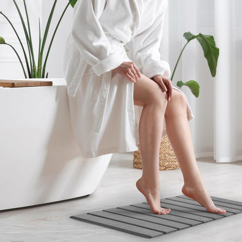 Airviv odor-free design adds spa-like style while staying cleaner than fabric mats