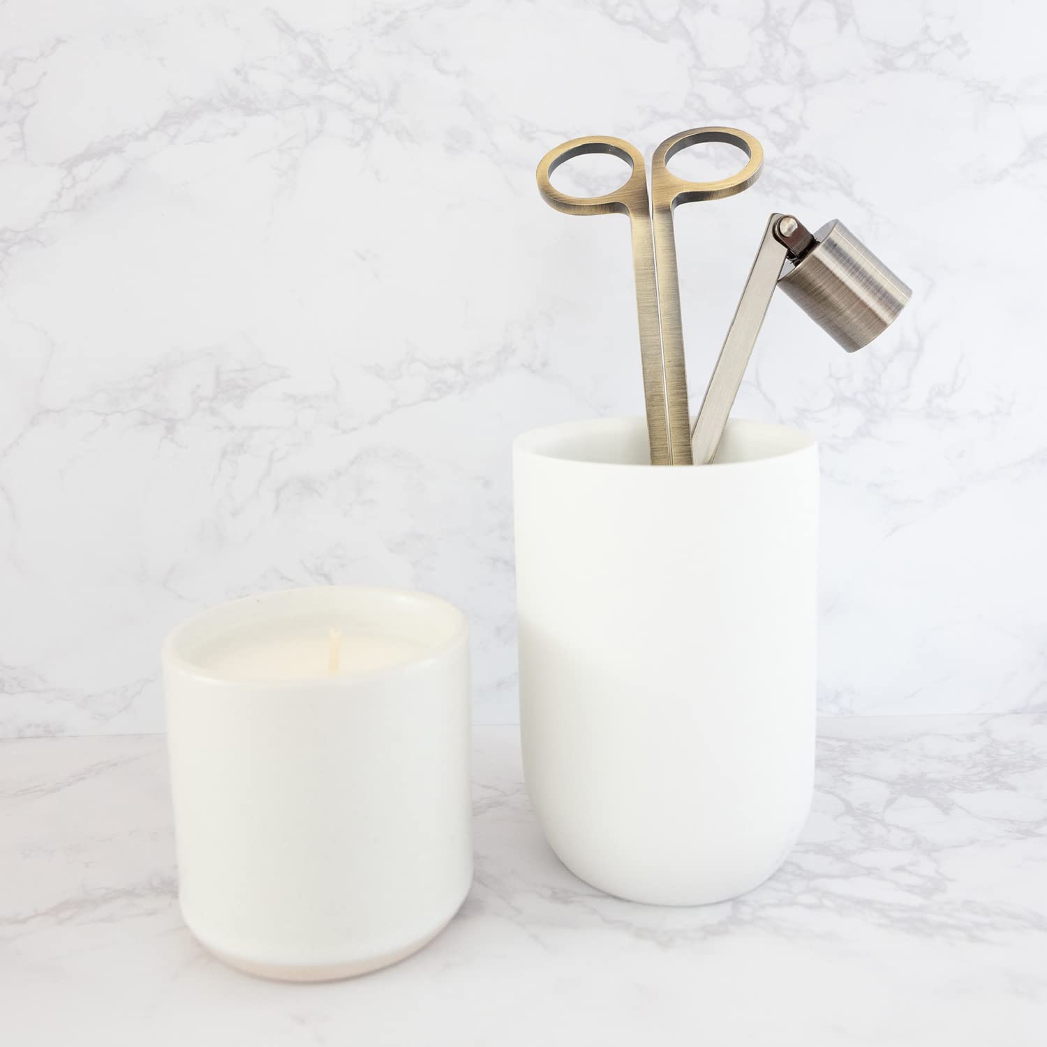 Airy Abode Candle Snuffer in black for safe extinguishing