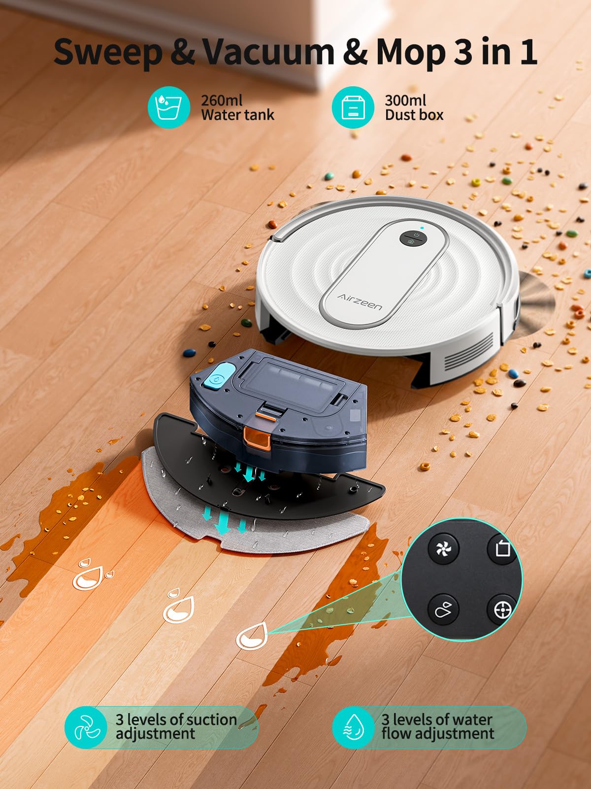 Airzeen app control for scheduling and remote operation
