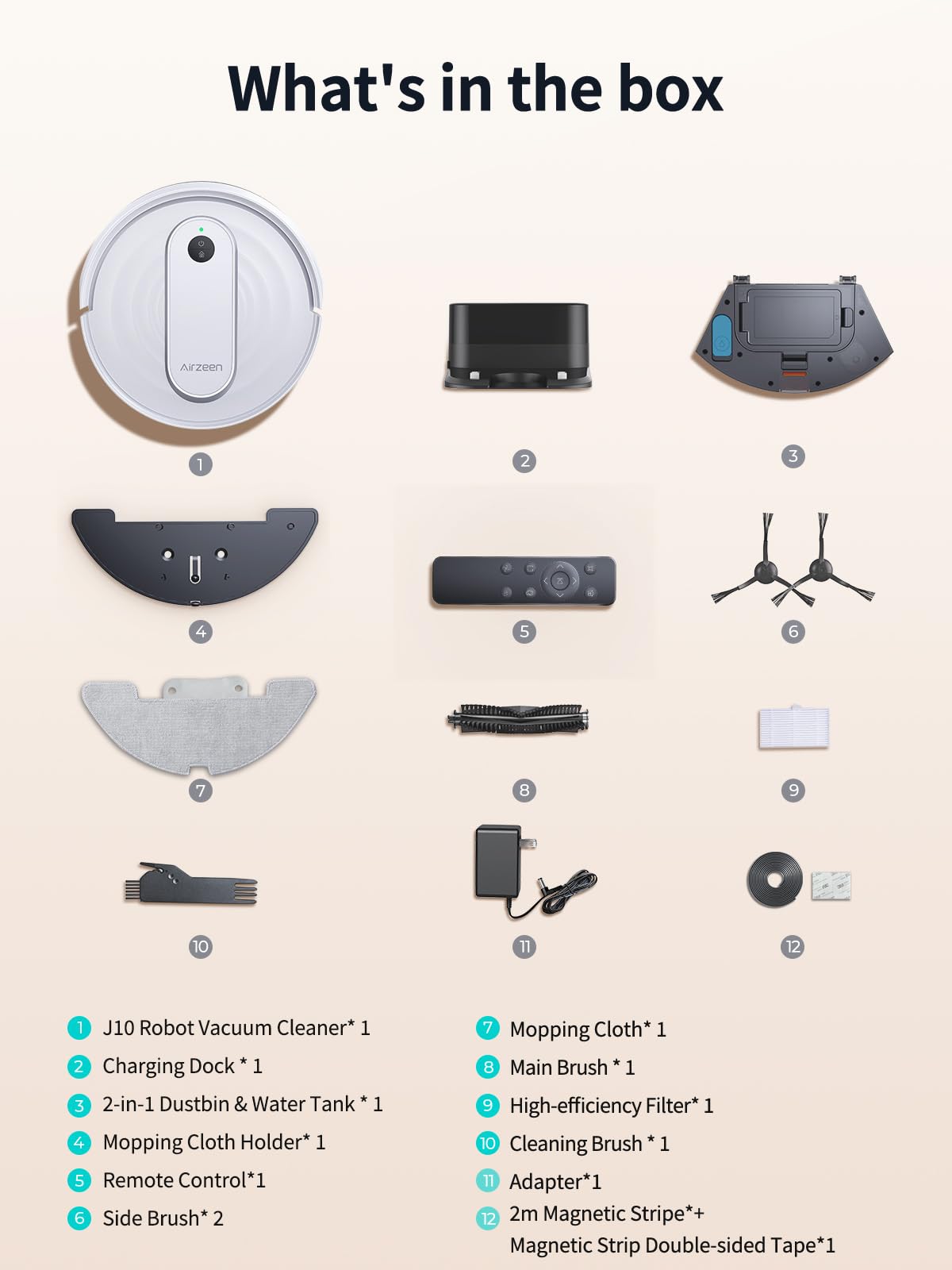 Airzeen handles pet hair on floors and carpets efficiently
