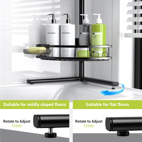 Aitatty adjustable storage baskets hold bottles and tools with flexible height.