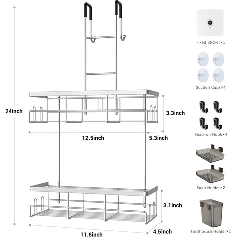 Aitatty door-fit works on doors up to 1.77 inches thick.