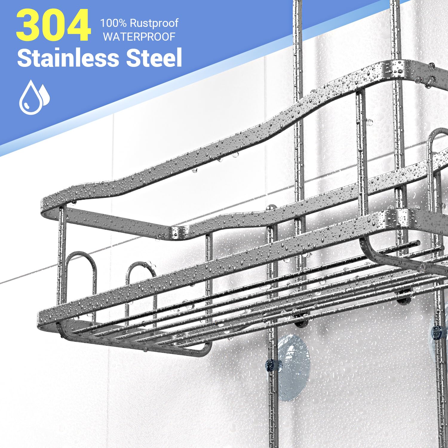 Aitatty side hooks and removable hooks offer flexible bath organization