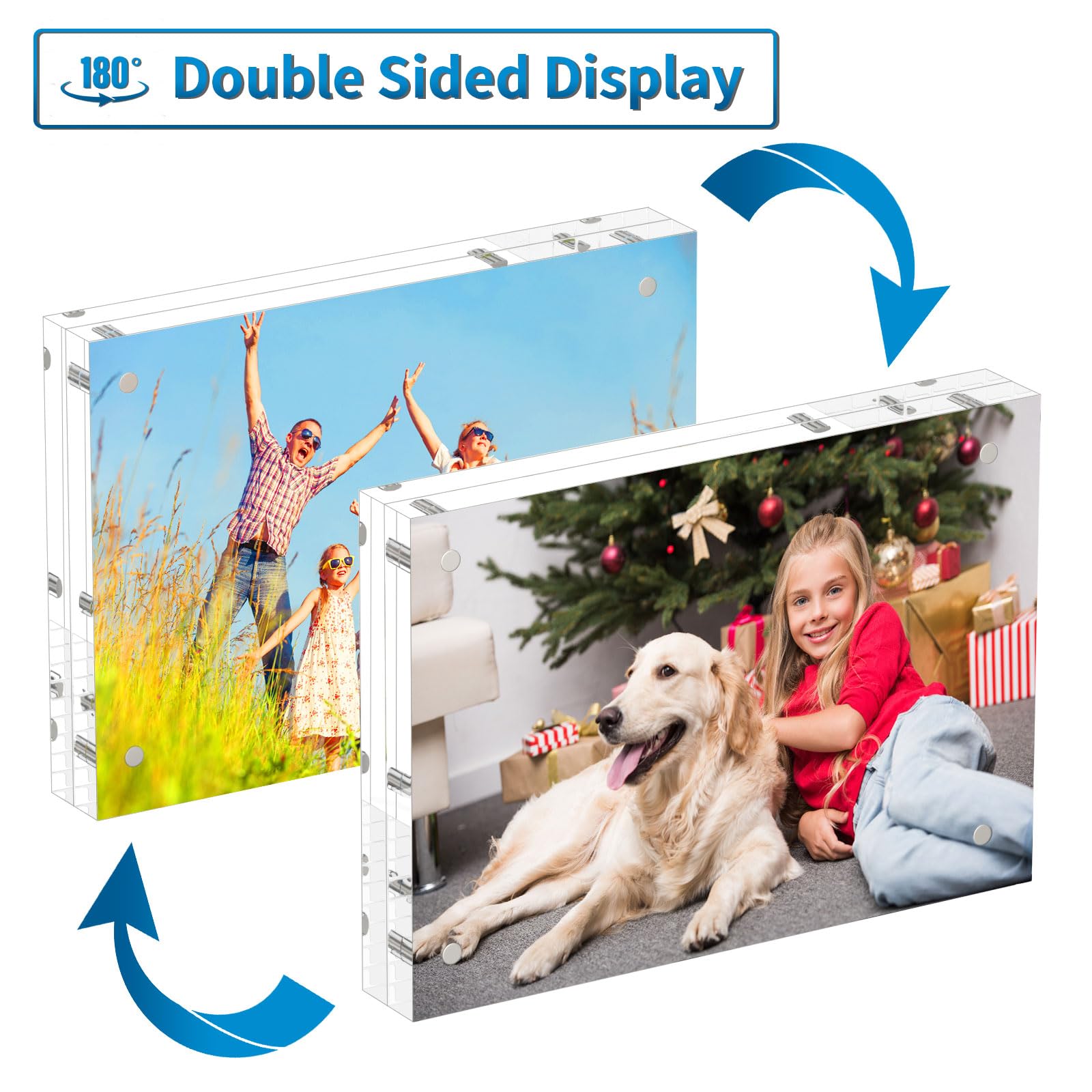 AITEE 5x7 floating edge look; border-free presentation highlights your image.