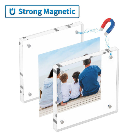 AITEE clear acrylic frame for desktop display and easy viewing