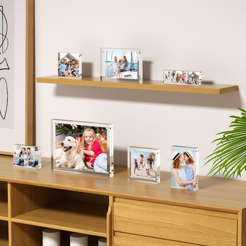 AITEE floating edge photo frame creates borderless presentation