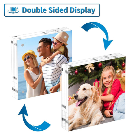 AITEE frameless acrylic photo frame magnets hold memories securely