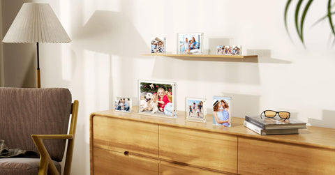 AITEE gift ready acrylic frame set for birthdays or holidays