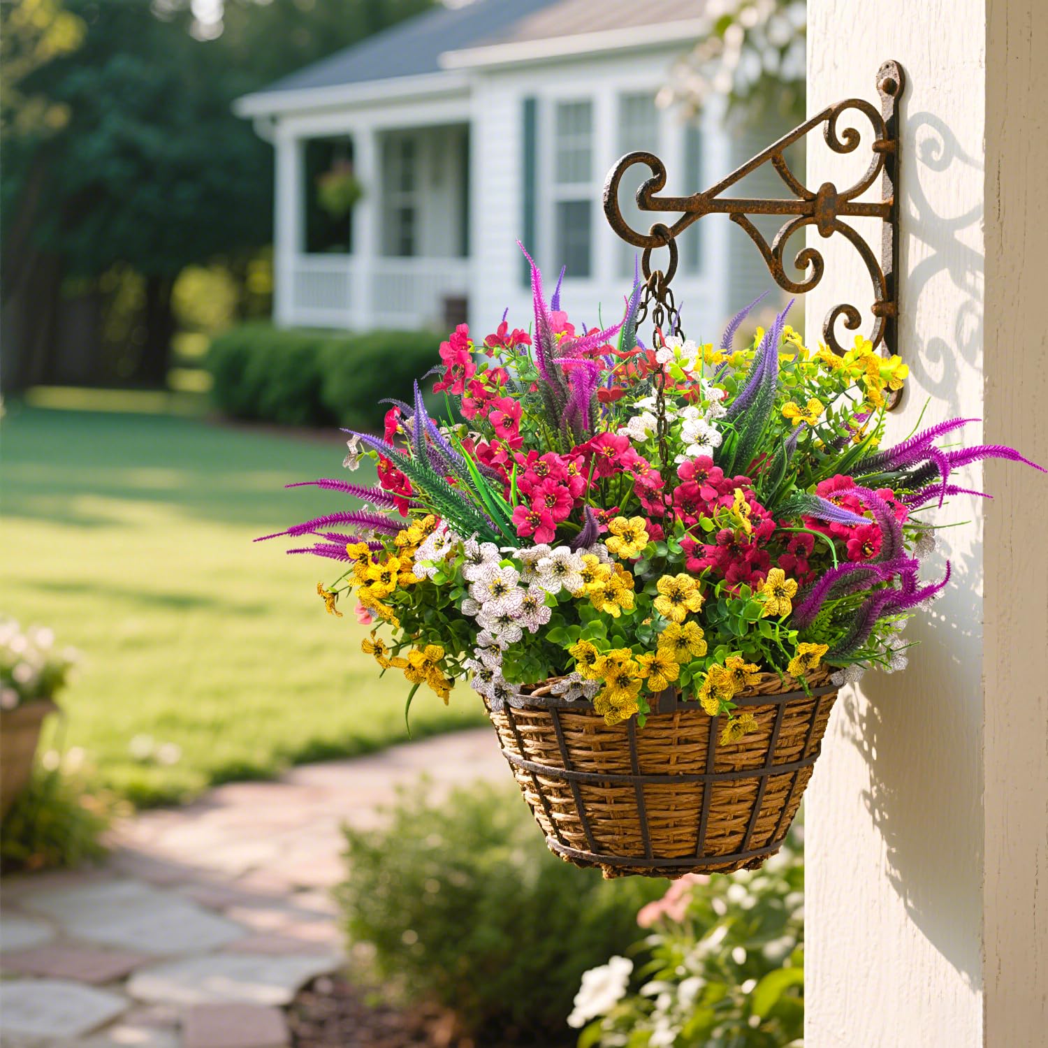 AITISOR flexible stems enable creative arrangements in planters and walls.