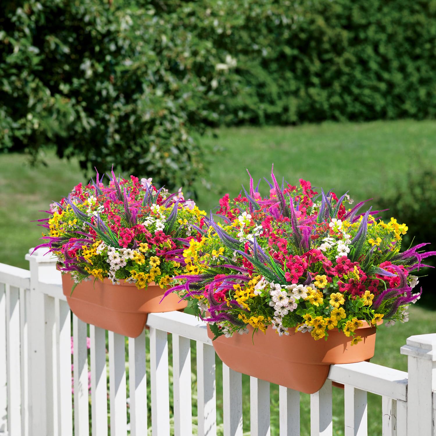 AITISOR porch and window decor ideas with year-round greenery.