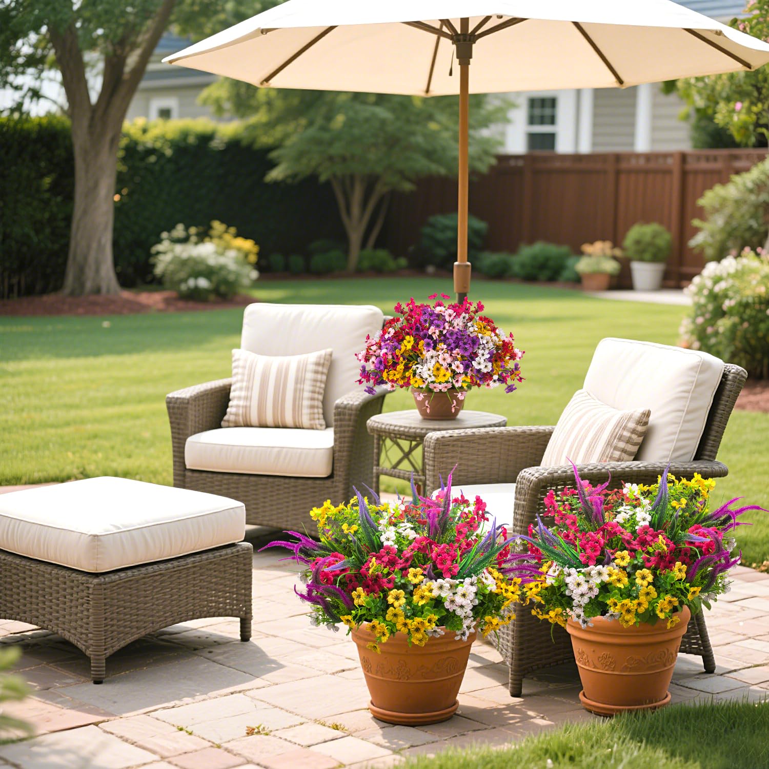 AITISOR UV-resistant waterproof material keeps colors vivid outside.