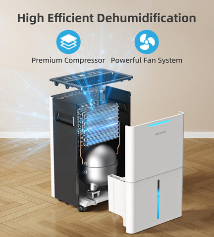 Aiusevo drainage setup with hose shows continuous drainage for hassle-free operation.