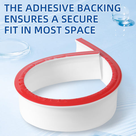 AiVeUao flexible fit for curved showers to guard against splashes.
