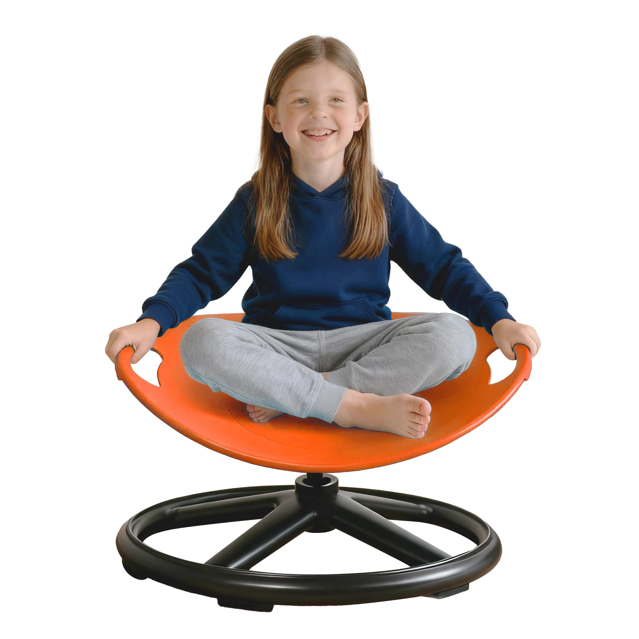 Aivher Spinning Chair base provides stable support for safe, quiet spins.