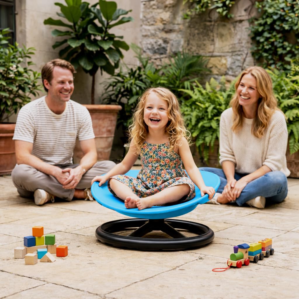 Aivher Spinning Chair is easy to move between living room and classroom.