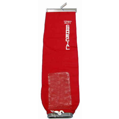 Aivoxe Sanitaire bag shake-out attached to a commercial upright vacuum for debris containment