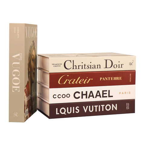 Aiwellkay decorative books set on a coffee table elevates living room aesthetics.