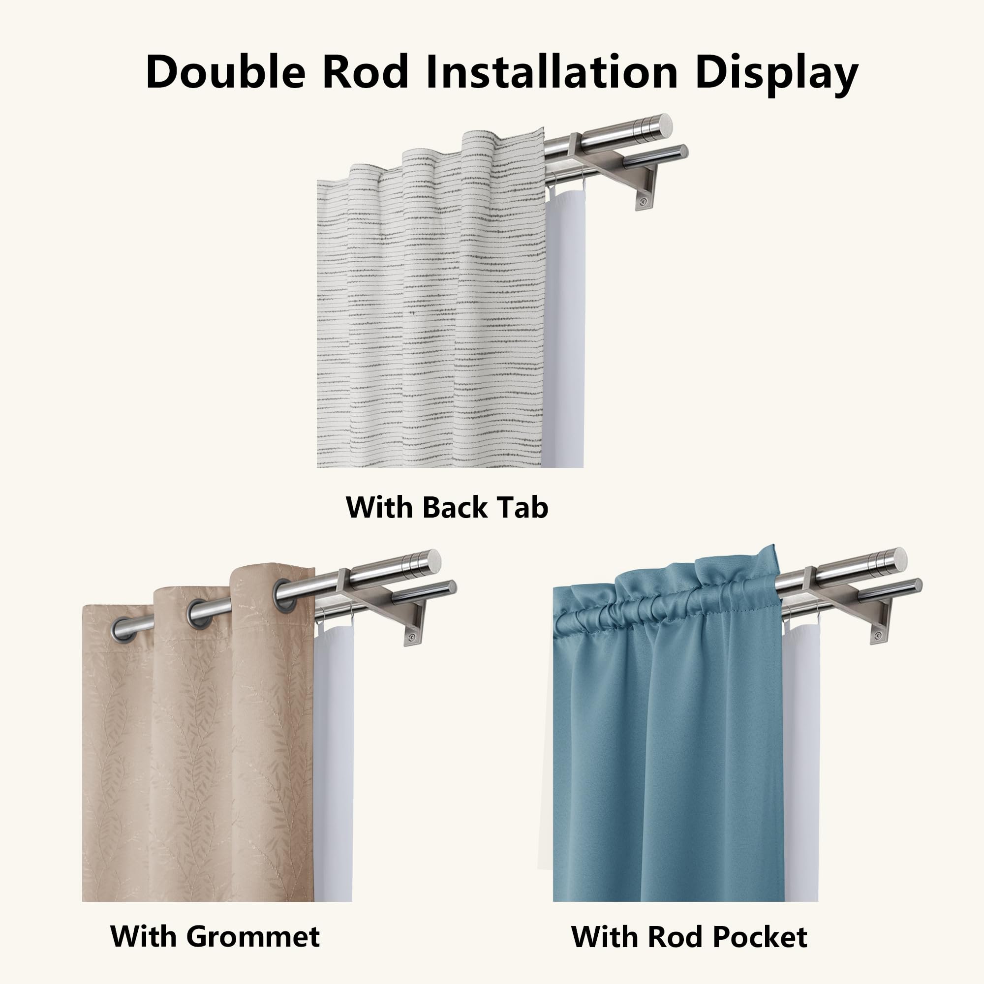Aiyufeng 100-percent blackout helps daytime privacy and calmer rooms.