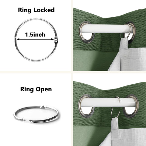 Aiyufeng grommet-hanging option suits eight-grommet curtains for smooth installation.