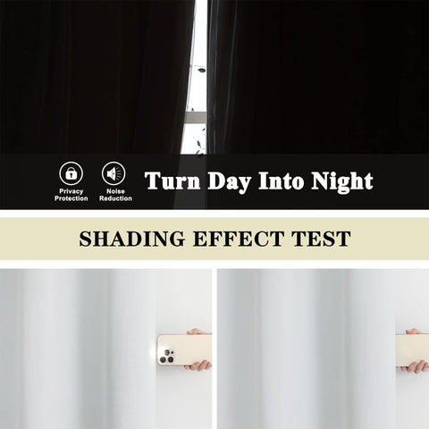 Aiyufeng rod-pocket and back-tab compatibility supports flexible mounting.