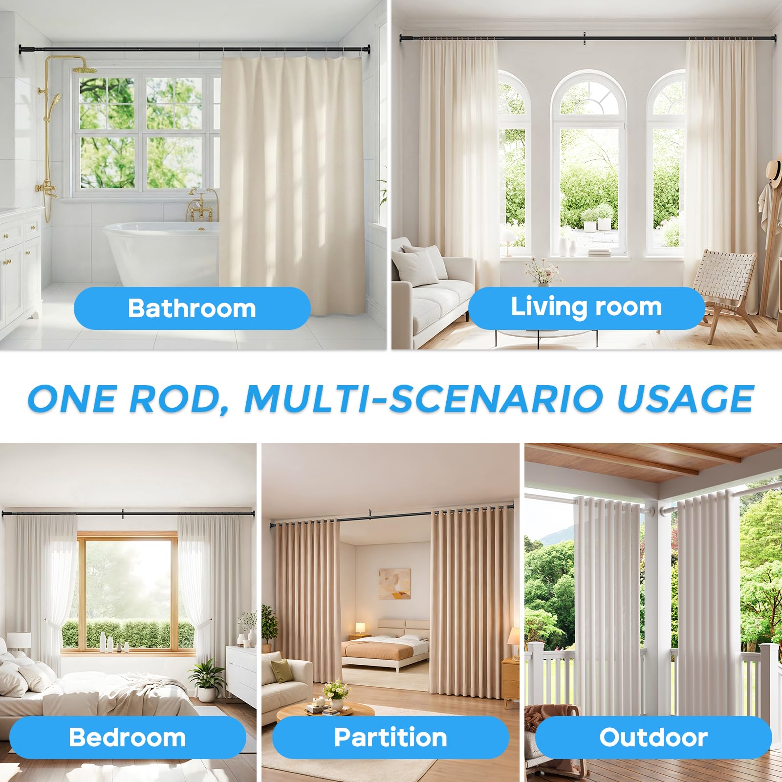 AIZESI rust-resistant coating ensures outdoor durability against humidity.