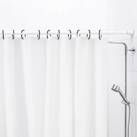 AIZESI tool-free-install curtain rod shown in living space