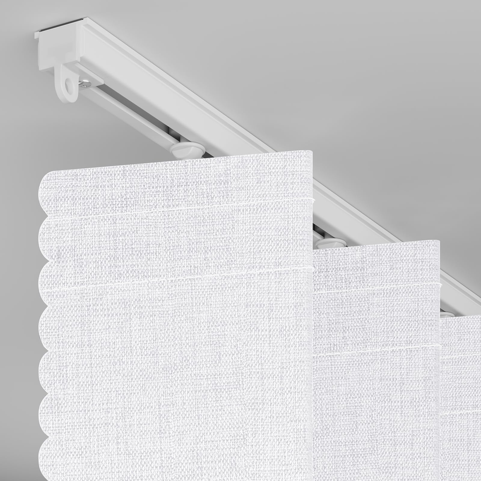 AJAZZ accordion-pleat-hidden-design-closeup demonstrates space-saving folds.