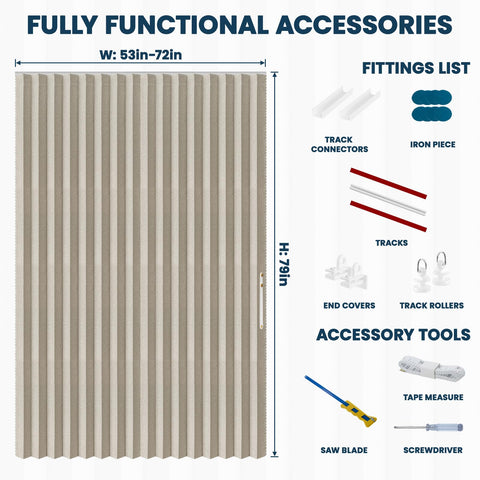 AJAZZ accordion-pleat detail highlights hidden design for neat spaces