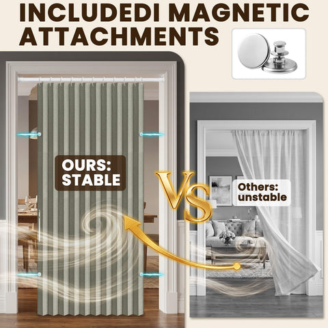 AJAZZ easy installation requires no drilling or tools, just hang on the rod.
