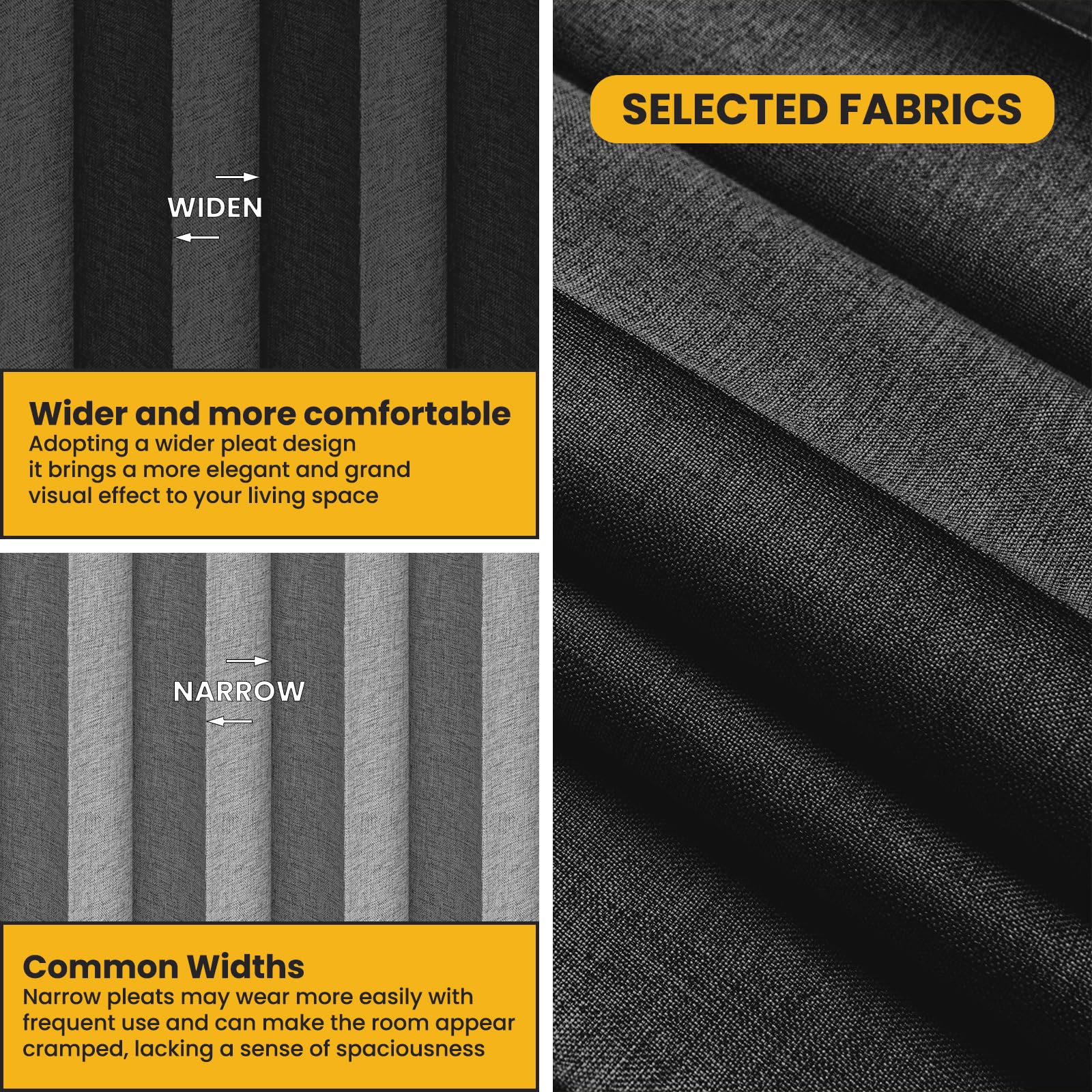 AJAZZ patio and bedroom curtain for privacy and comfort in multiple spaces.