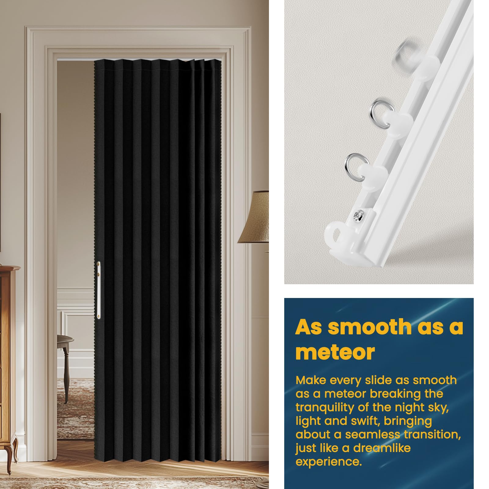 AJAZZ package includes tracks and hardware for easy DIY installation.