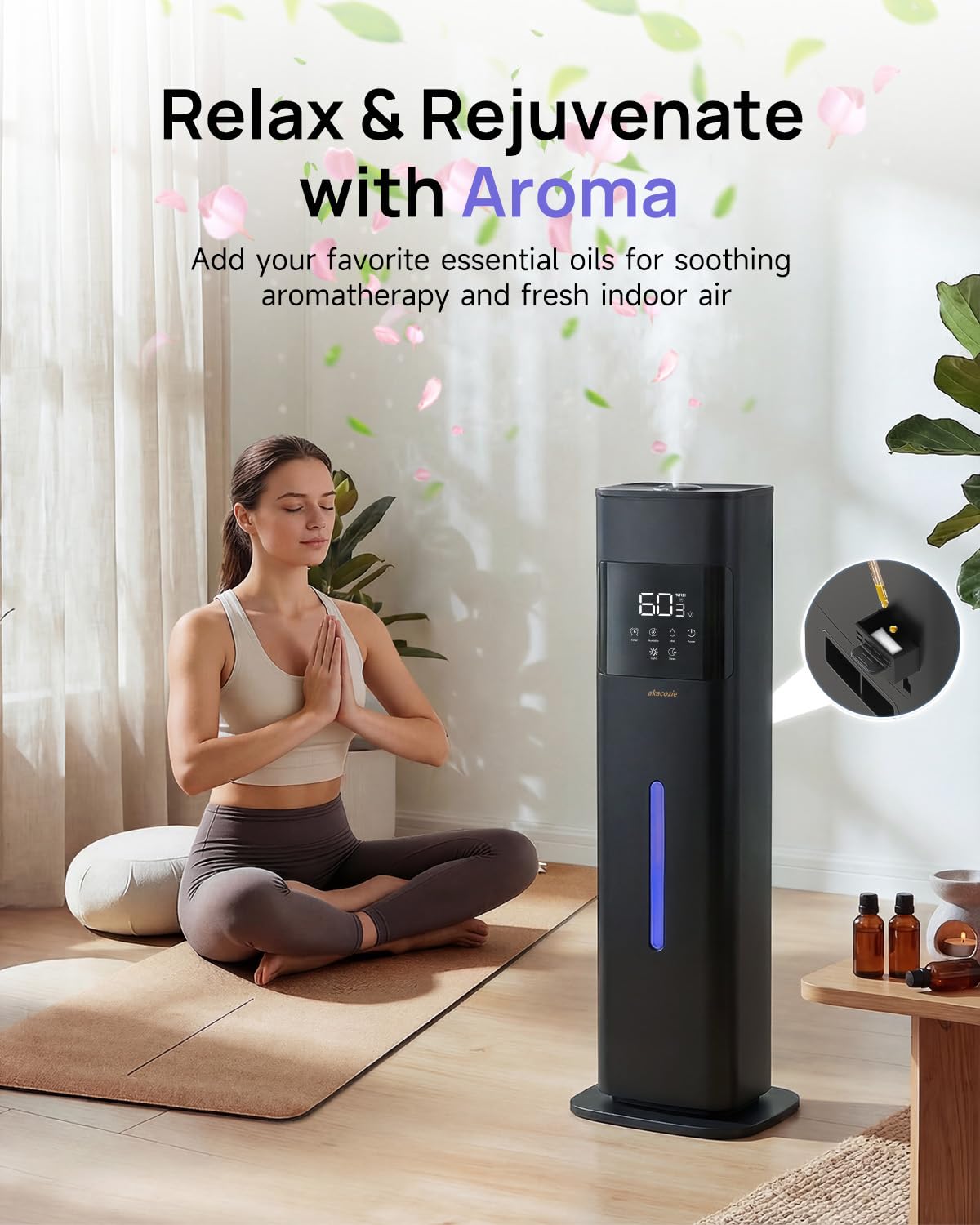 Akacozie remote control and timer simplify daily scheduling