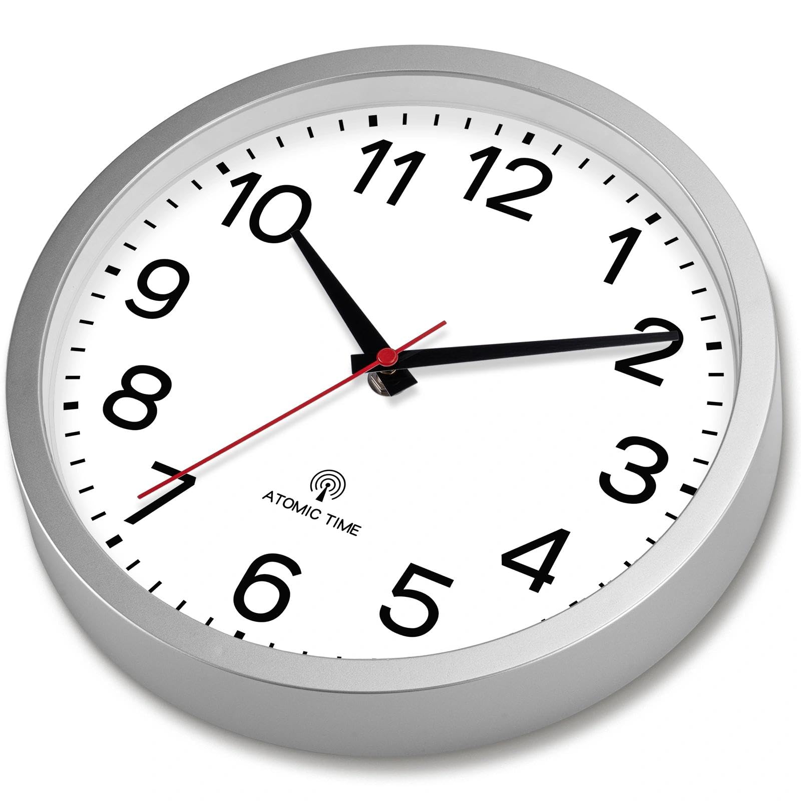 AKCISOT atomic wall clock radio-sync maintains consistent time