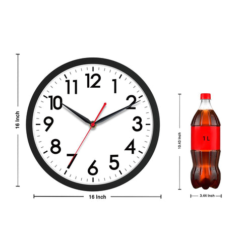 AKCISOT black dial decorative clock adds modern elegance to walls.
