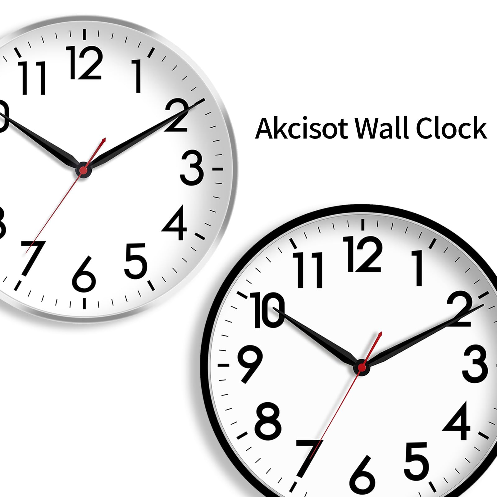 AKCISOT silent sweep movement ensures a peaceful workspace.