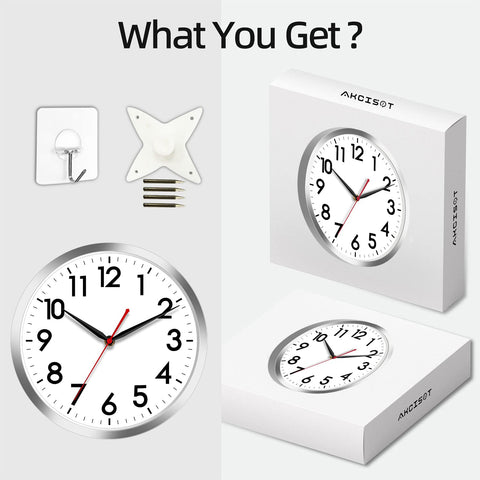 AKCISOT bedroom-ready clock adds calm timing.