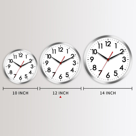 AKCISOT wall clock big numerals for quick time checks.