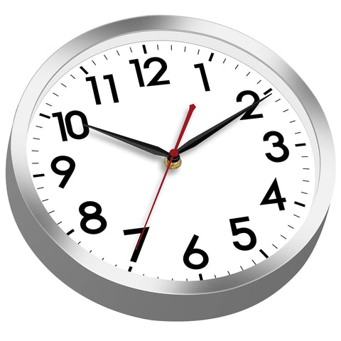AKCISOT wall clock silent sweep for undisturbed rooms.