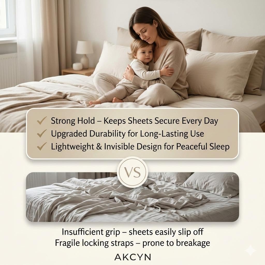 AKCYN easy-install bed accessories simplify setup and secure bedding quickly.