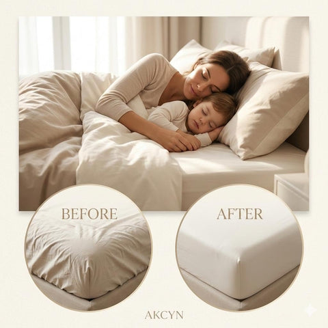 AKCYN wrinkle-free bed surface keeps sheets smooth and comfortable.