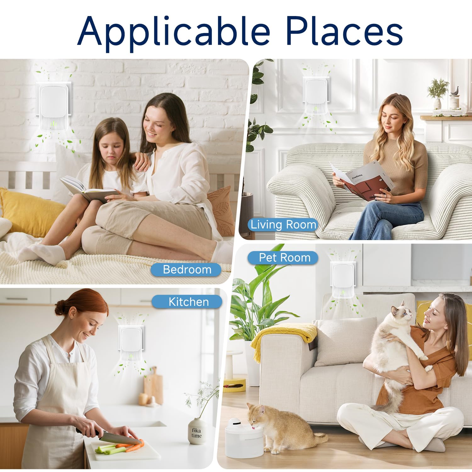 AKHQVC easy plug-and-go setup for quick rooms refresh.