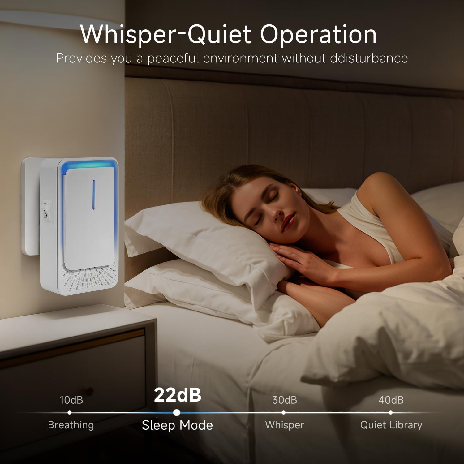 Ultra-quiet operation supports restful nights and focused work.