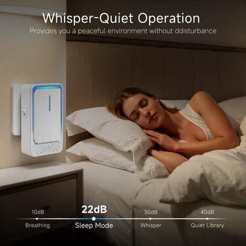 Ultra-quiet operation supports restful nights and focused work.
