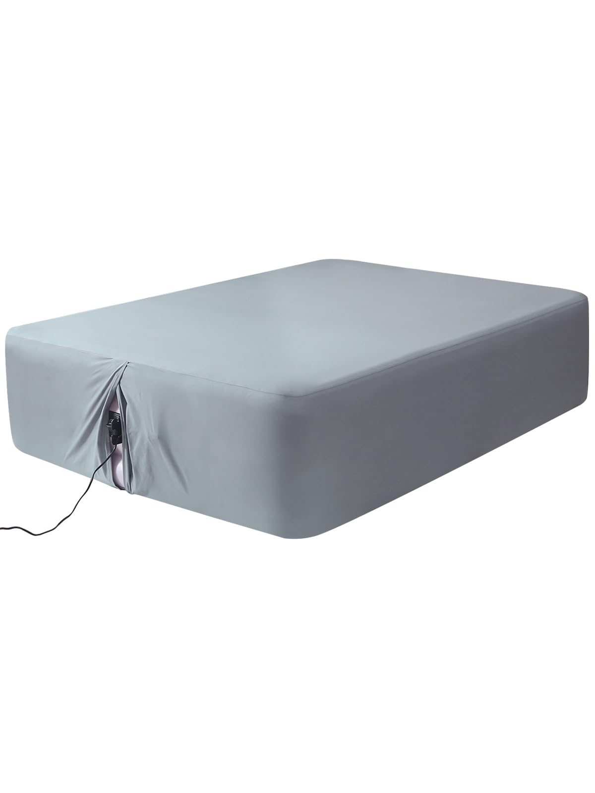 Akicia twin fitted sheet for air mattress edges ensures snug, secure fit and smooth sleeping surface.