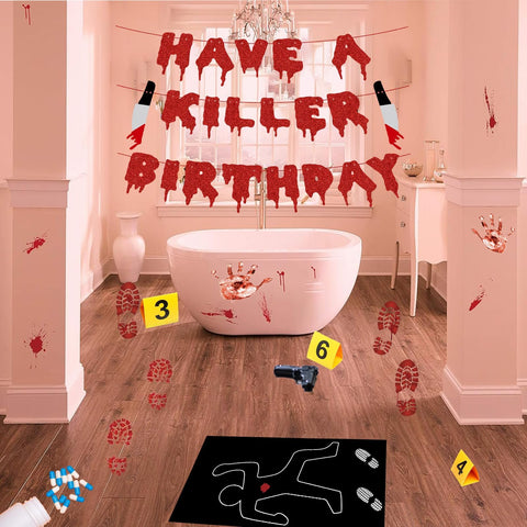 Akide evidence markers help label clues for an immersive mystery setting.