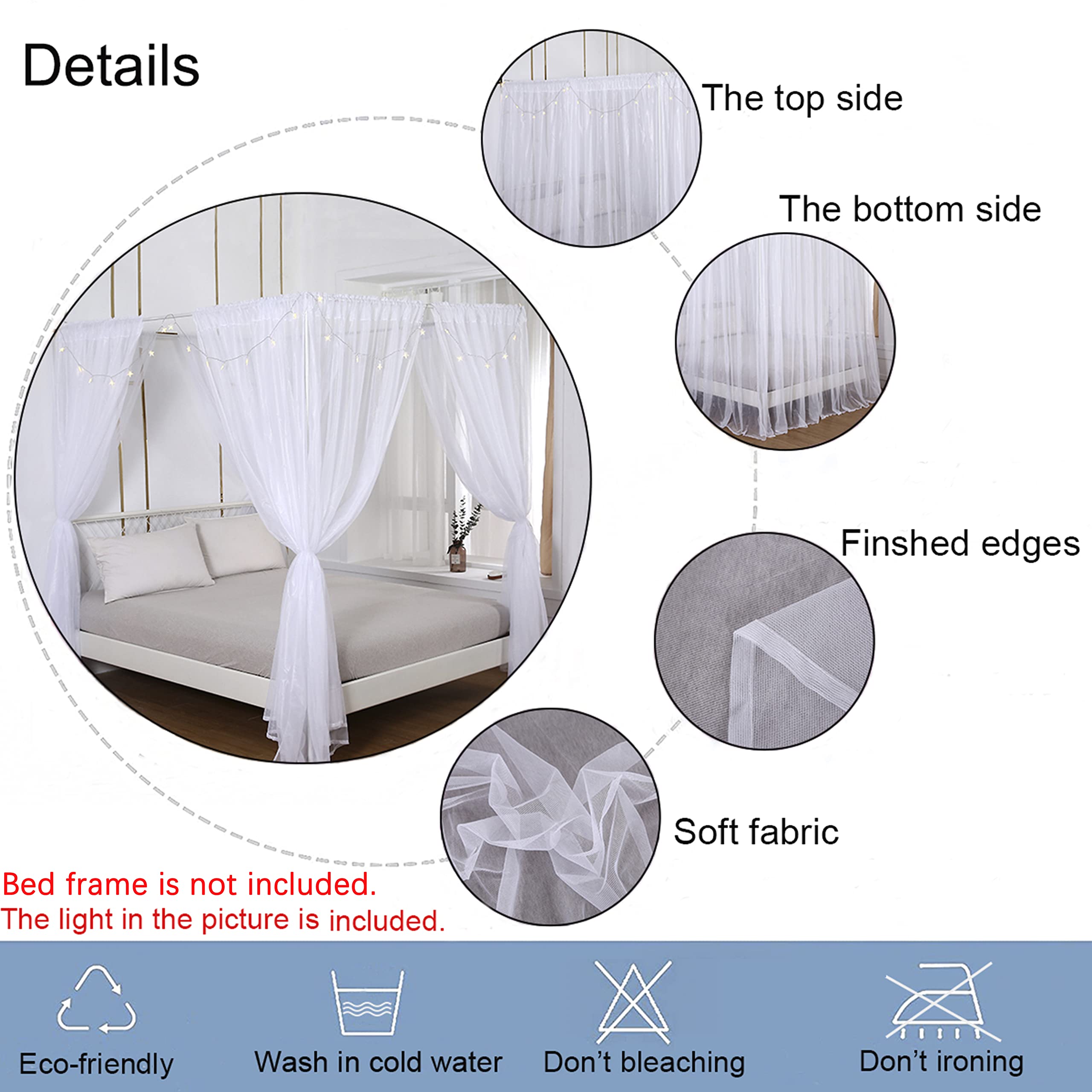 Akiky Soft breathable tulle fabric diffuses light with delicate privacy.