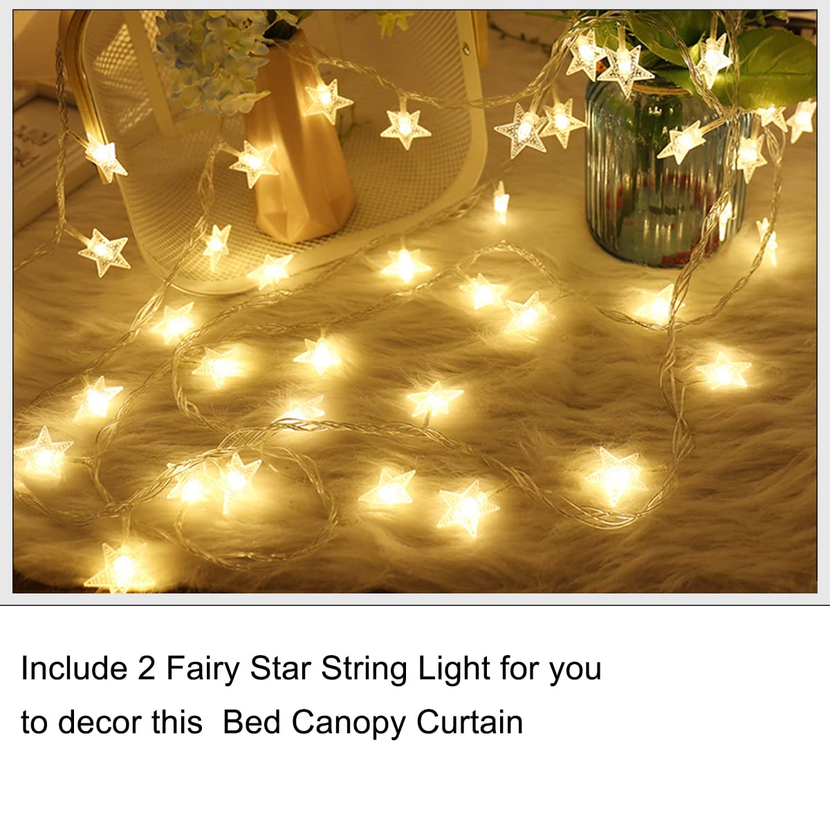 Akiky Versatile decor for bed, windows, parties, and events.