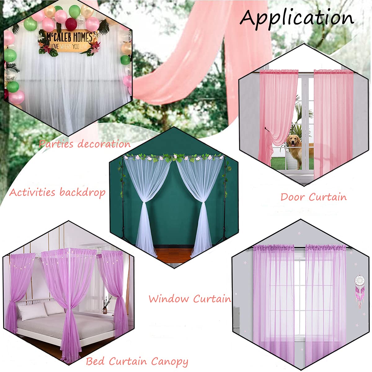 Akiky Wrinkle-resistant curtains keep spaces neat and ready.