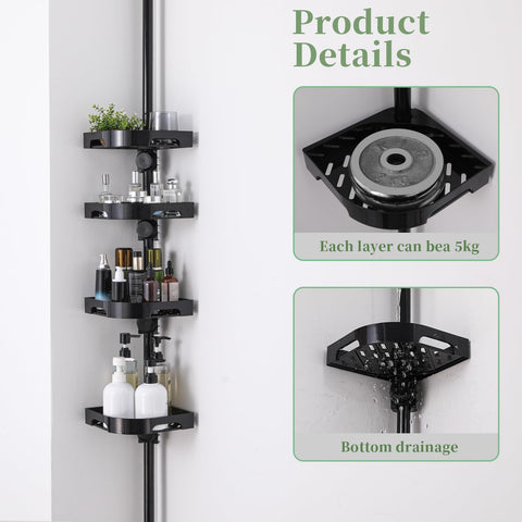 Akinbas clip-buckle design enables no-drill, quick height adjustments.