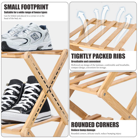 Akloya multi-purpose bamboo rack doubles as bathroom storage.